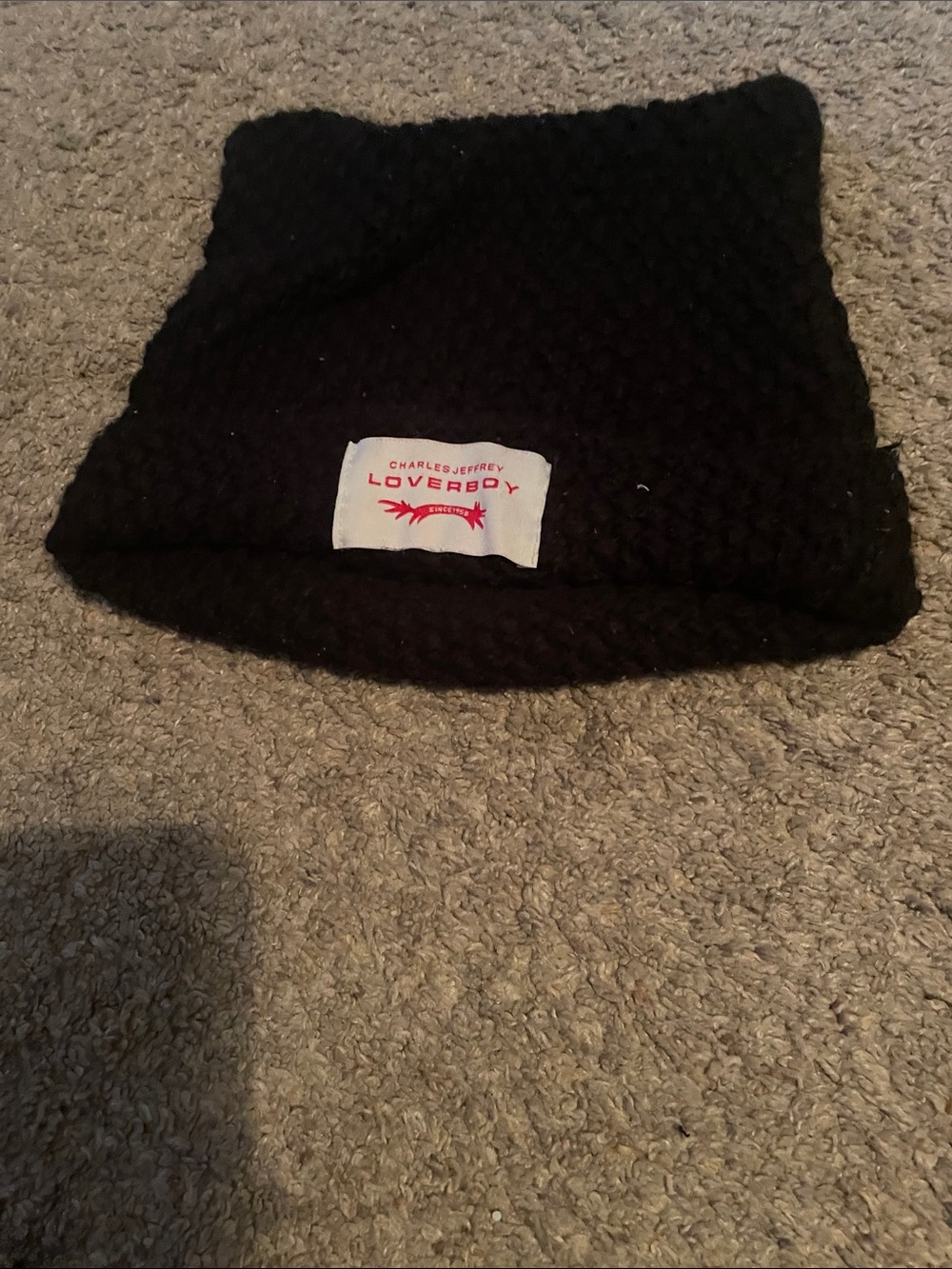 Black Knit Beanie